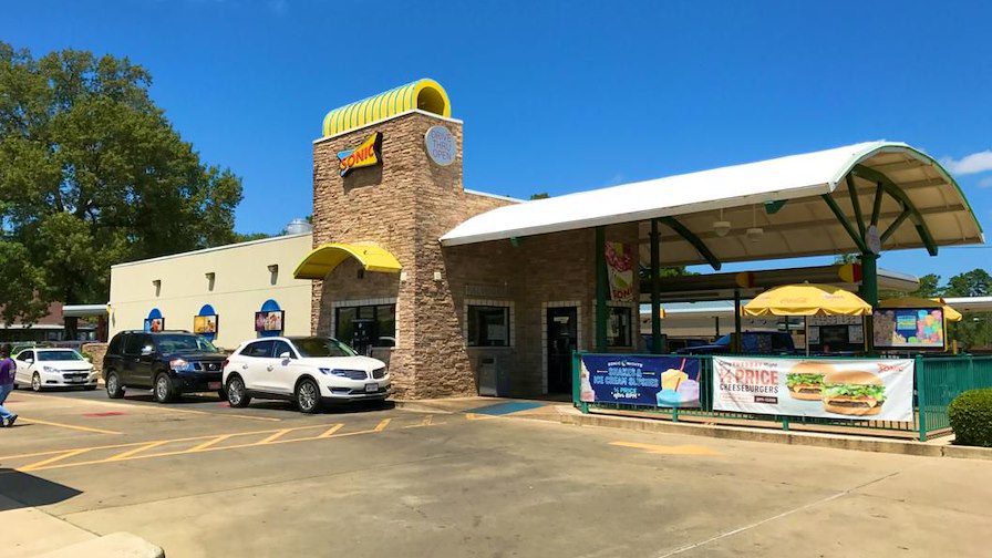 Exterior Photograph of Sonic Drive-In in Kilgore, Texas