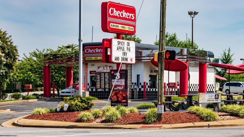 Exterior Photograph of Checker's in Tuscaloosa, Alabama