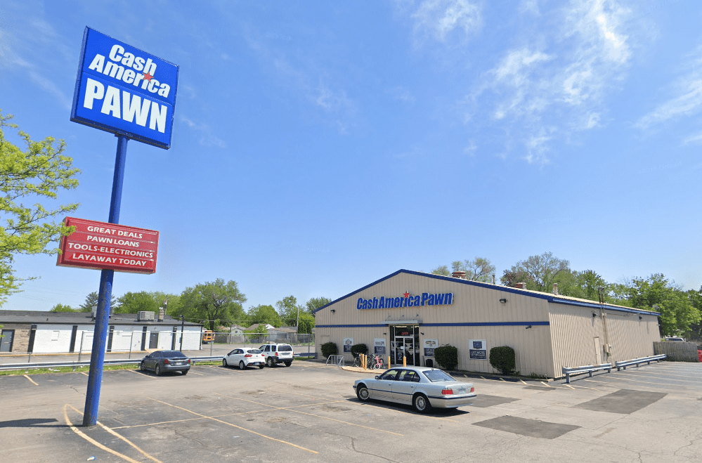 Exterior Photograph of Cash America Pawn in Indianapolis, Indiana